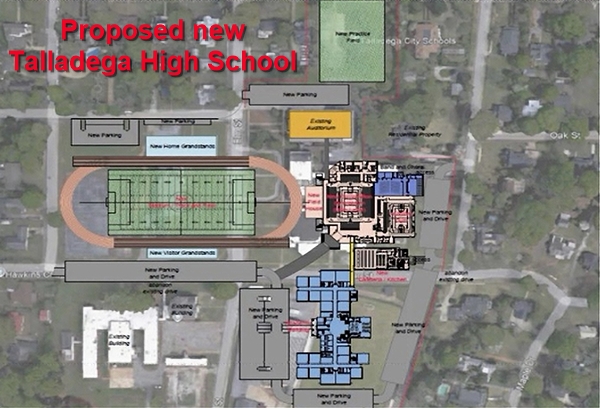 Talladega City Board of Education pushing for a new high school and football complex