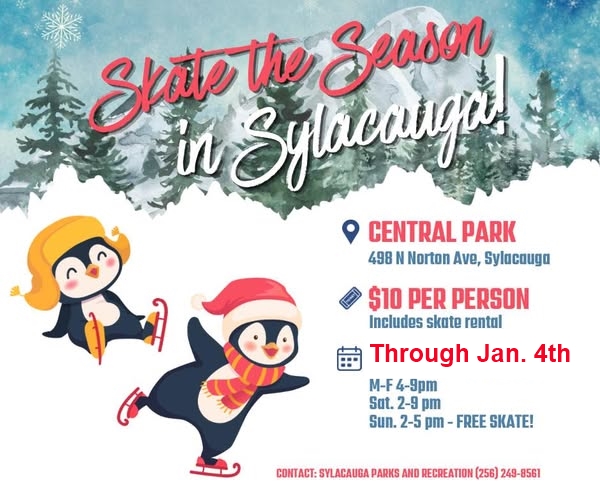 Don’t miss the final days of Skate Season in Sylacauga