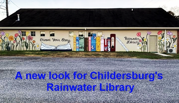 New “welcoming” mural marks bright new chapter for Childersburg’s Rainwater Library