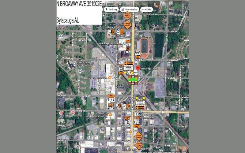 Sylacauga to close section of Broadway Ave. in February for railroad repairs