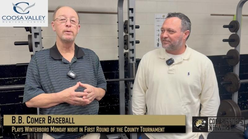 [WATCH] Coosa Valley Medical Center One-on-One with B.B. Comer’s Erick Blackerby – County Tournament preview