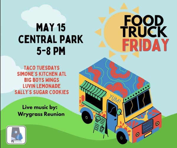 Food Truck Friday returns to Sylacauga’s Central Park on May 15