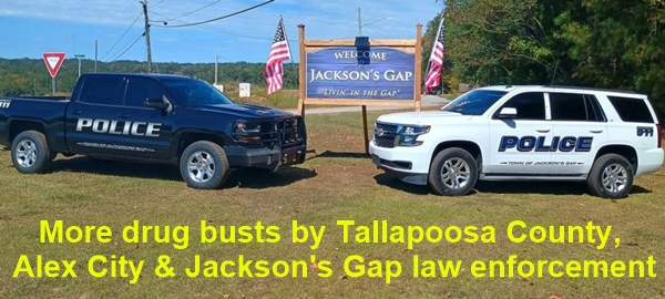 Another series of Drug Busts have been made since Friday in Tallapoosa County