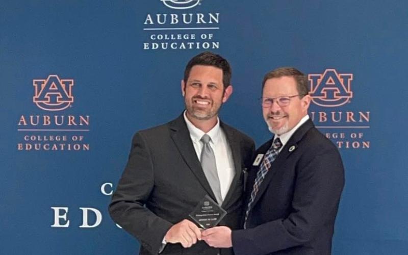 Central Alabama Community College’s Dr. Jeremy M. Carr receives Auburn University Distinguished Alumni Award