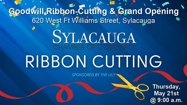Sylacauga Chamber of Commerce announces grand opening for new Goodwill store