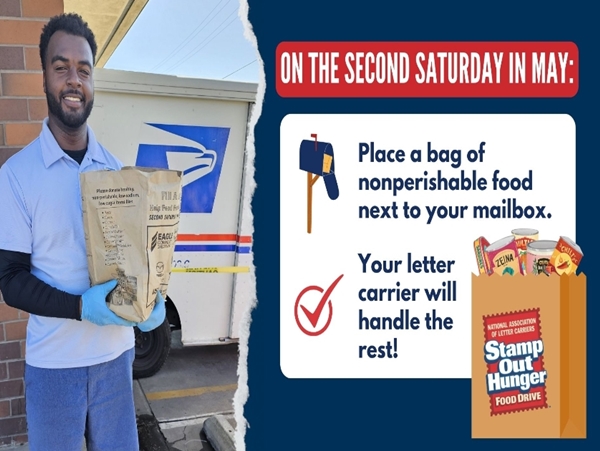 Stamp Out Hunger Food Drive returns Saturday, May 9 across Alabama