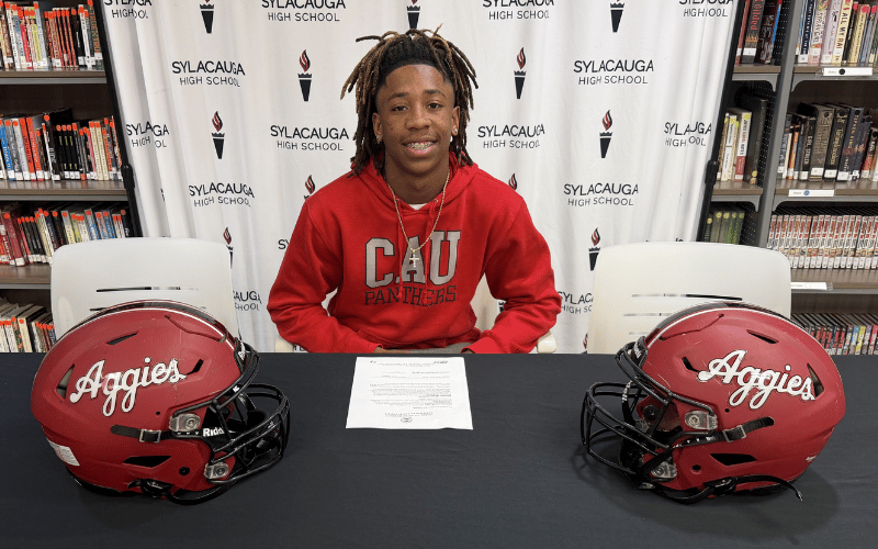 Sylacauga’s CJ Franklin signs with Clark Atlanta University football program