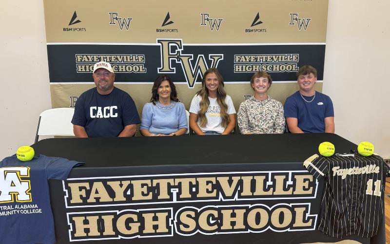 Fayetteville’s Taylor Hammonds signs with Central Alabama Community College after standout senior season