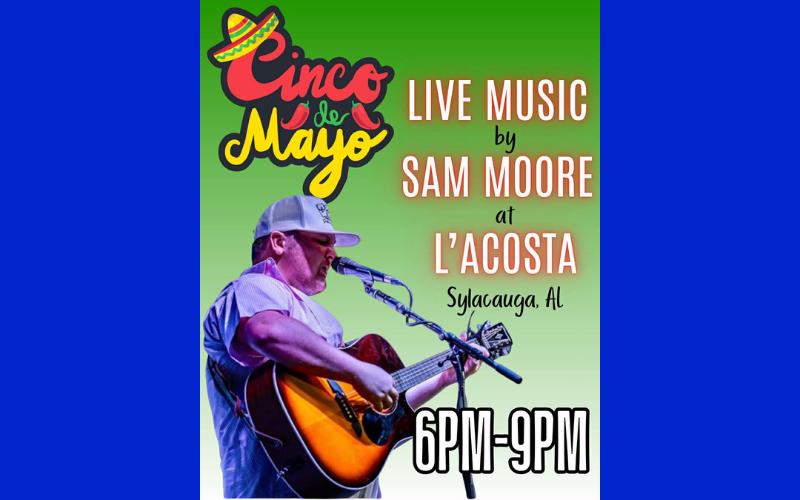 L’Acosta Mexican Restaurant will hold Cinco de Mayo fiesta with live music, taco specials in Sylacauga