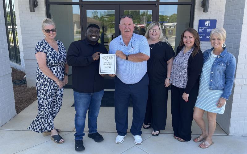 [WATCH] Childersburg Area Business of the Month, April 2026 – First Bank of Alabama