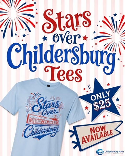 Childersburg Area Chamber of Commerce unveils commemorative T-Shirt ahead of Friday, July 3 celebration