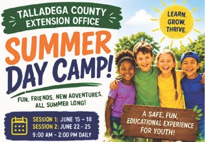 Talladega County Extension Office offering educational Summer Day Camp