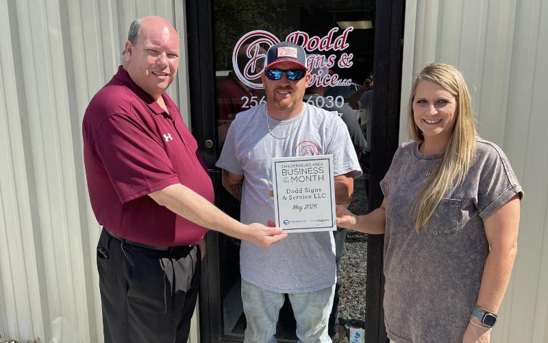 [WATCH] Childersburg Area Business of the Month, May 2026 – Dodd Signs & Service LLC