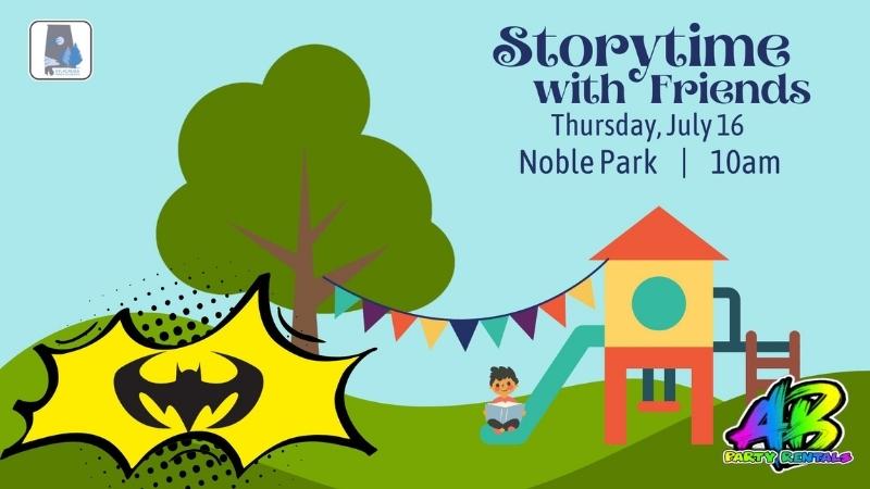 Batman to visit Noble Park for Storytime with Friends event on Thursday, July 16