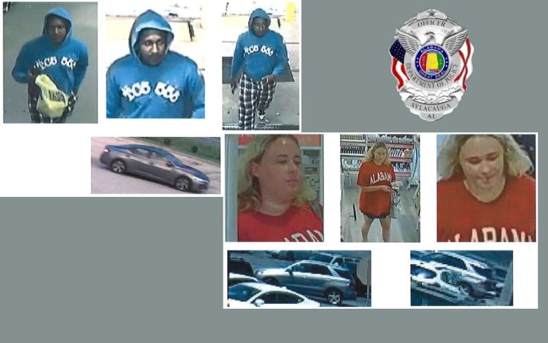 Sylacauga police seek two suspects in separate property cases