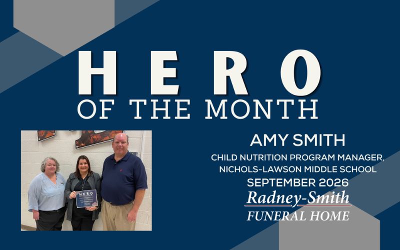 Hero of the Month (September 2026) – Child Nutrition Program Manager Amy Smith