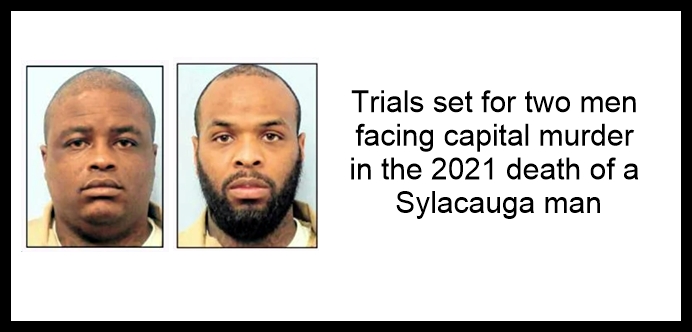 Two Jefferson County men to face capital murder charges in the death of a Sylacauga man