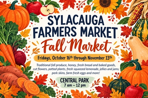 Sylacauga Farmers Market to return for fall season